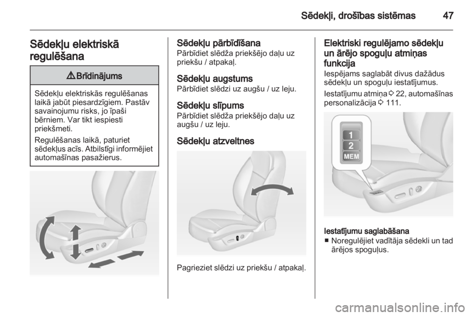 OPEL INSIGNIA 2011.5  Īpašnieka rokasgrāmata (in Latvian) 