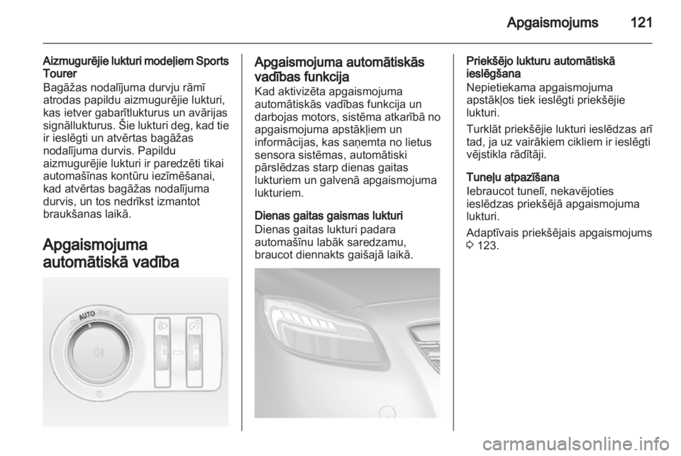 OPEL INSIGNIA 2012.5  Īpašnieka rokasgrāmata (in Latvian) 