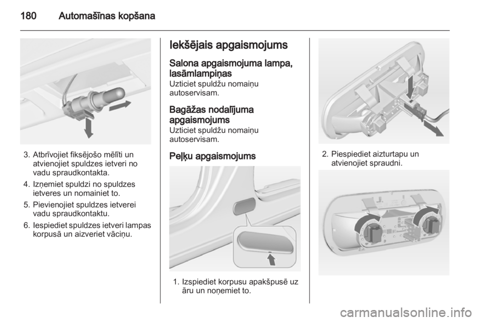 OPEL MERIVA 2012  Īpašnieka rokasgrāmata (in Latvian) 