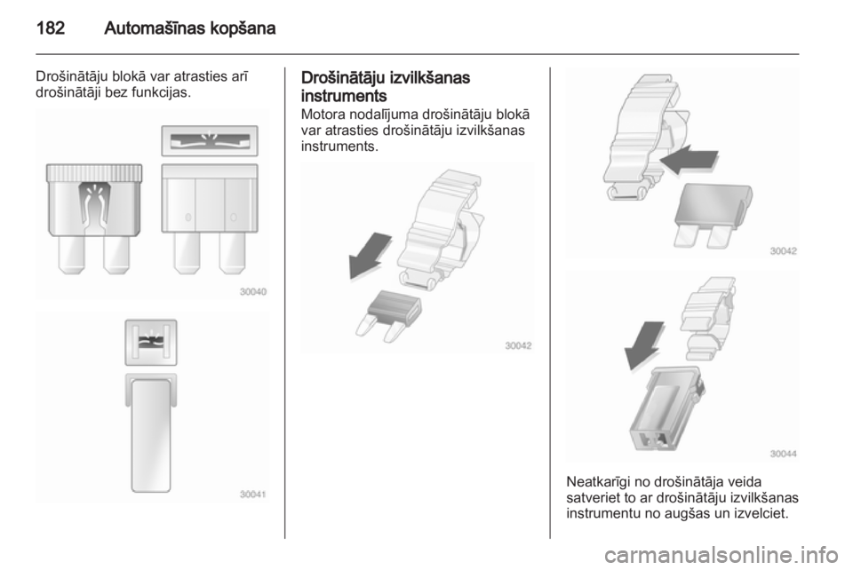 OPEL MERIVA 2012  Īpašnieka rokasgrāmata (in Latvian) 