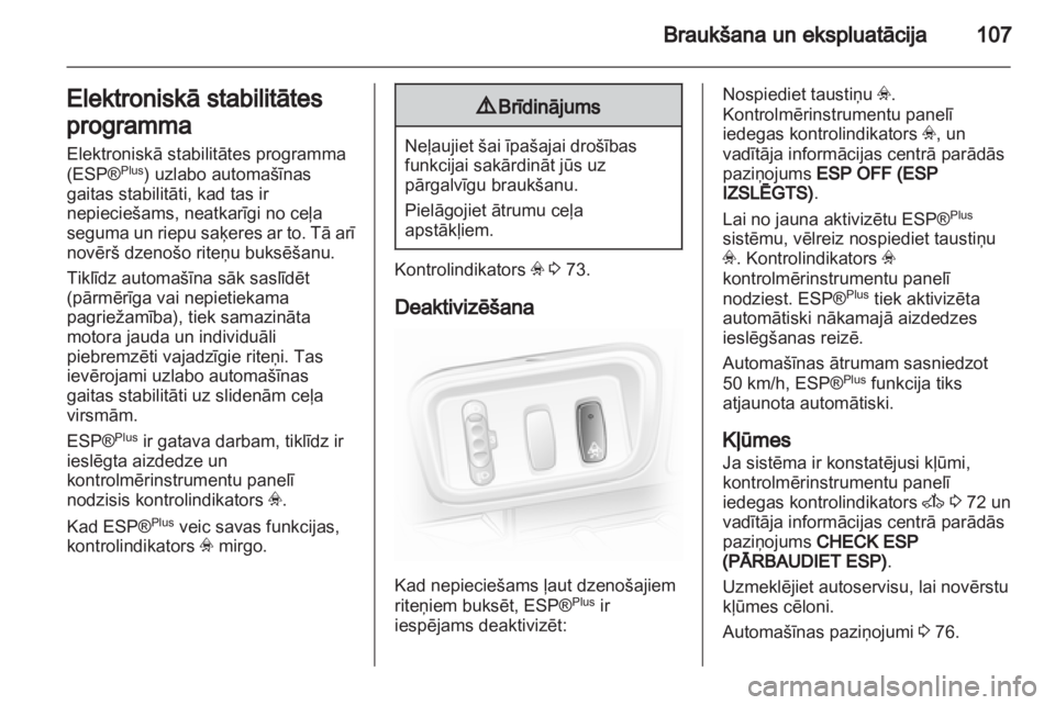 OPEL VIVARO 2013 Īpašnieka rokasgrāmata (in Latvian) OPEL VIVARO 2013 Īpašnieka rokasgrāmata (in Latvian)