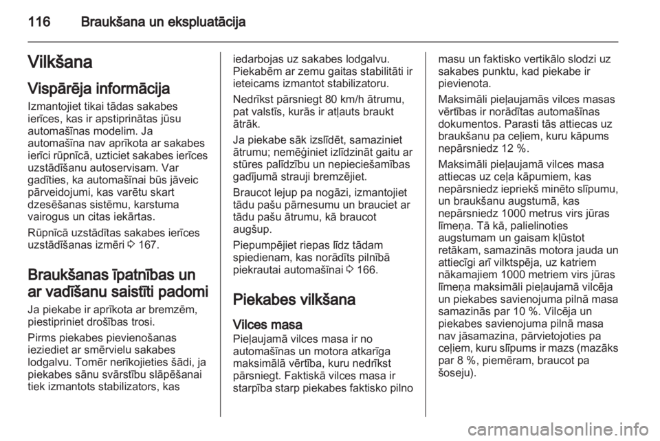 OPEL VIVARO 2013 Īpašnieka rokasgrāmata (in Latvian) OPEL VIVARO 2013 Īpašnieka rokasgrāmata (in Latvian)