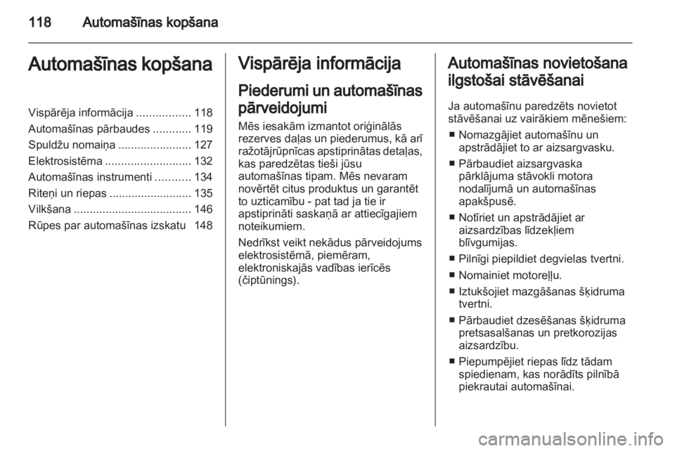 OPEL VIVARO 2013 Īpašnieka rokasgrāmata (in Latvian) OPEL VIVARO 2013 Īpašnieka rokasgrāmata (in Latvian)