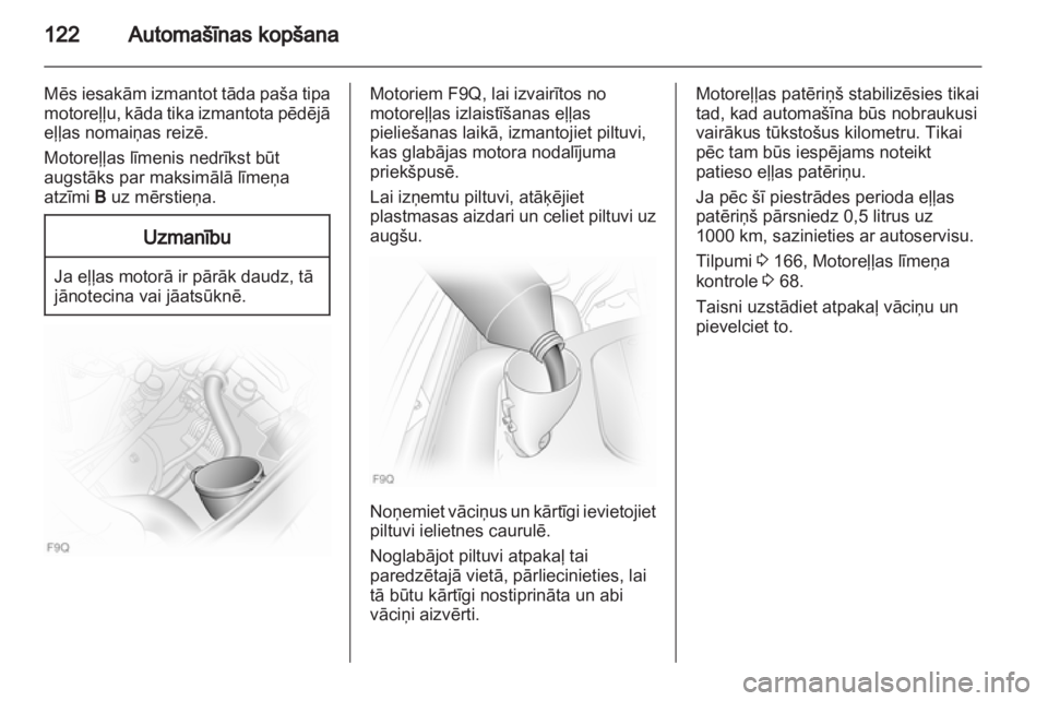 OPEL VIVARO 2013  Īpašnieka rokasgrāmata (in Latvian) 
