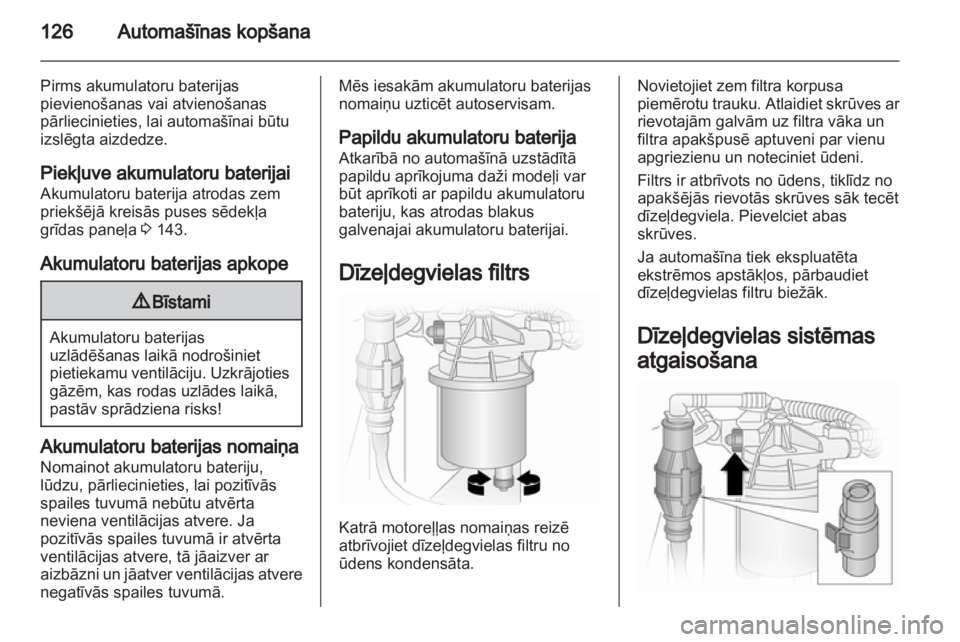 OPEL VIVARO 2013  Īpašnieka rokasgrāmata (in Latvian) 