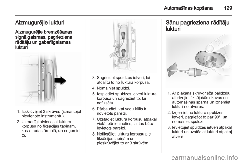 OPEL VIVARO 2013  Īpašnieka rokasgrāmata (in Latvian) 