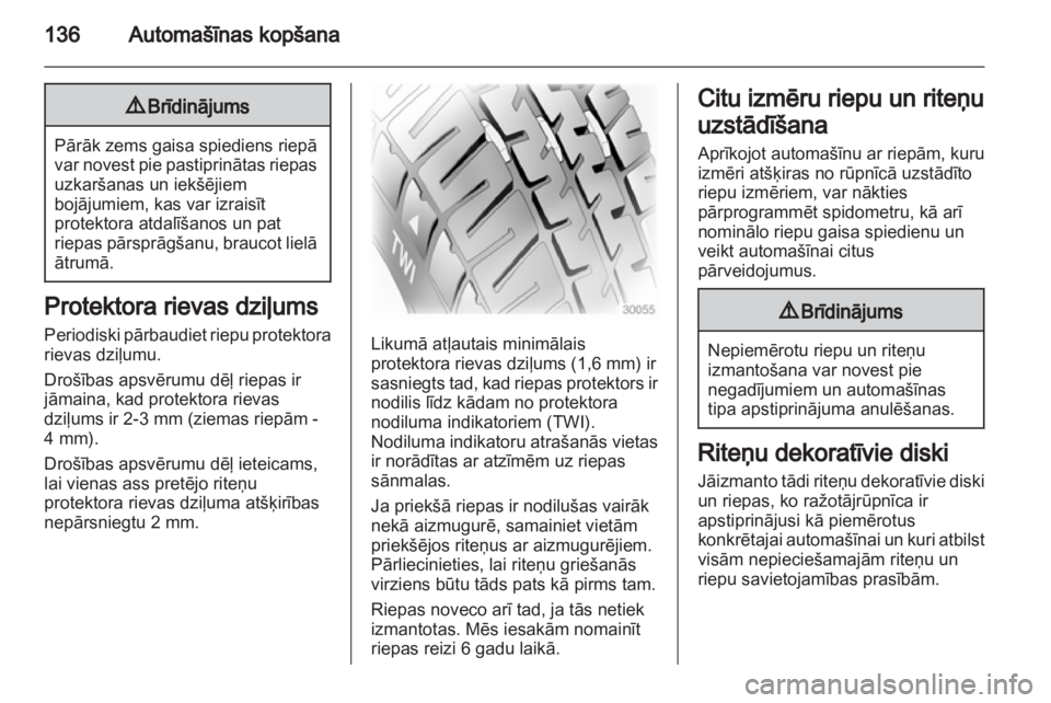 OPEL VIVARO 2013  Īpašnieka rokasgrāmata (in Latvian) 