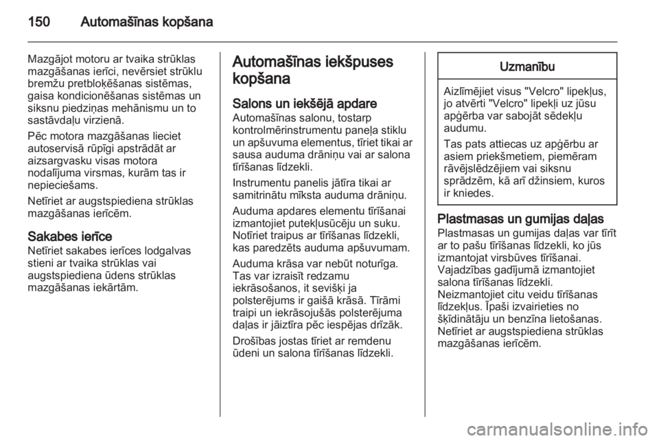 OPEL VIVARO 2013 Īpašnieka rokasgrāmata (in Latvian) OPEL VIVARO 2013 Īpašnieka rokasgrāmata (in Latvian)