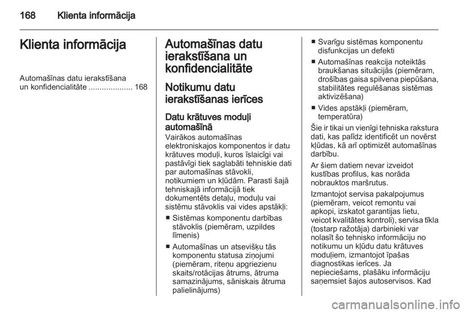 OPEL VIVARO 2013  Īpašnieka rokasgrāmata (in Latvian) 