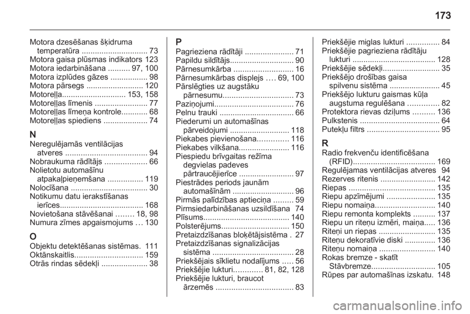 OPEL VIVARO 2013 Īpašnieka rokasgrāmata (in Latvian) OPEL VIVARO 2013 Īpašnieka rokasgrāmata (in Latvian)