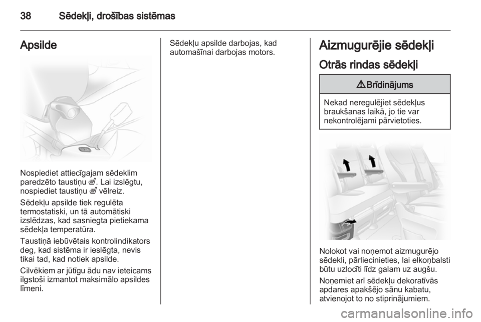 OPEL VIVARO 2013 Īpašnieka rokasgrāmata (in Latvian) OPEL VIVARO 2013 Īpašnieka rokasgrāmata (in Latvian)