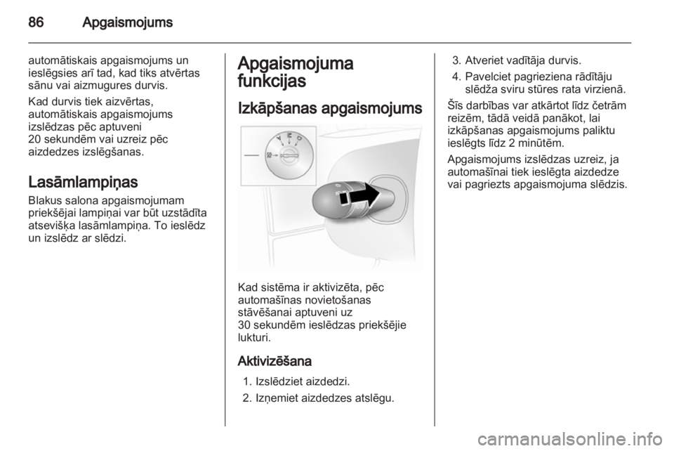 OPEL VIVARO 2013 Īpašnieka rokasgrāmata (in Latvian) OPEL VIVARO 2013 Īpašnieka rokasgrāmata (in Latvian)