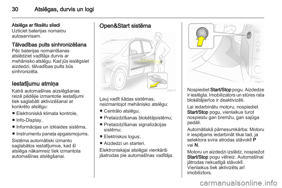 OPEL ZAFIRA 2010.5  Īpašnieka rokasgrāmata (in Latvian) 