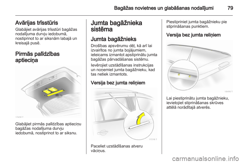OPEL ZAFIRA 2011  Īpašnieka rokasgrāmata (in Latvian) 