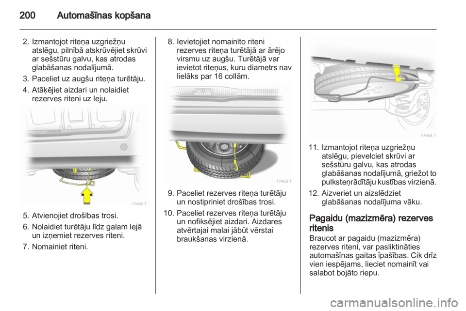 OPEL ZAFIRA 2011.5  Īpašnieka rokasgrāmata (in Latvian) 