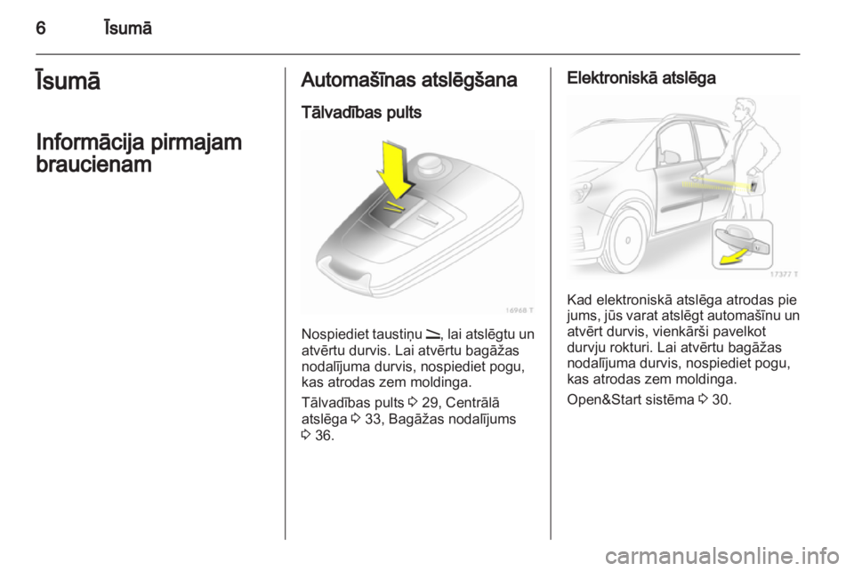 OPEL ZAFIRA 2011.5  Īpašnieka rokasgrāmata (in Latvian) 