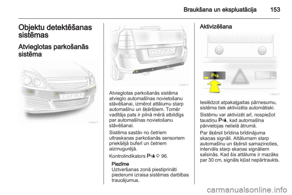 OPEL ZAFIRA 2012  Īpašnieka rokasgrāmata (in Latvian) 