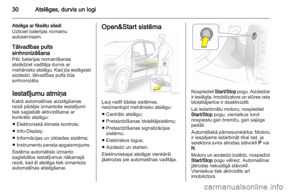 OPEL ZAFIRA 2012  Īpašnieka rokasgrāmata (in Latvian) 