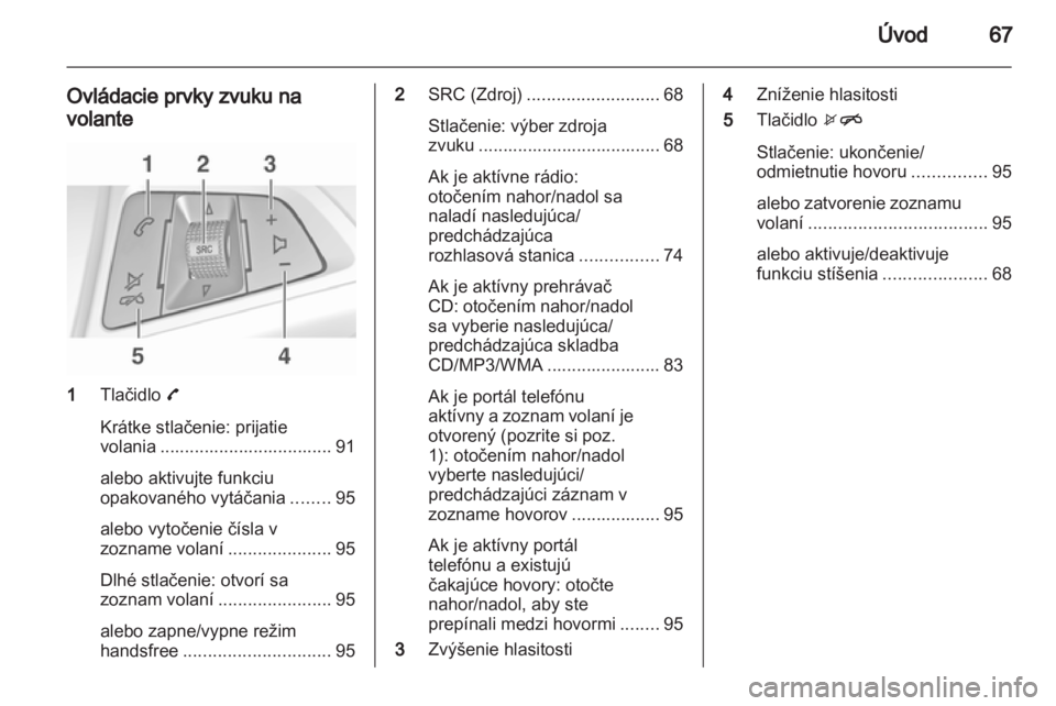 OPEL ADAM 2013.5  Návod na obsluhu informačného systému (in Slovak) 