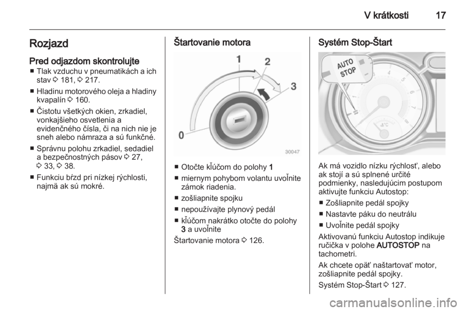 OPEL ADAM 2013.5  Používateľská príručka (in Slovak) 