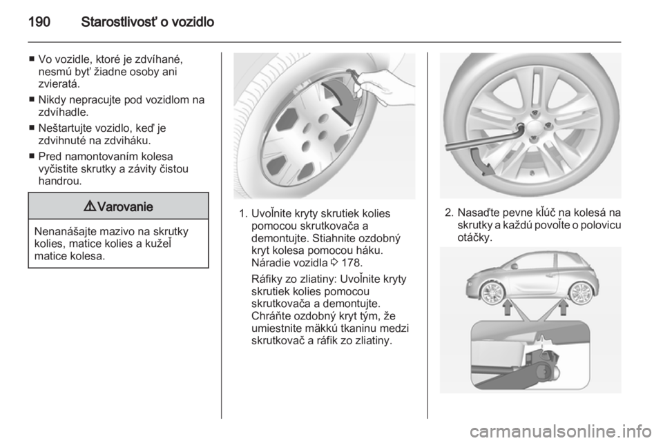 OPEL ADAM 2013.5  Používateľská príručka (in Slovak) 