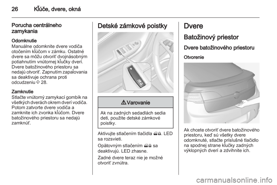 OPEL AMPERA 2012.5  Používateľská príručka (in Slovak) 