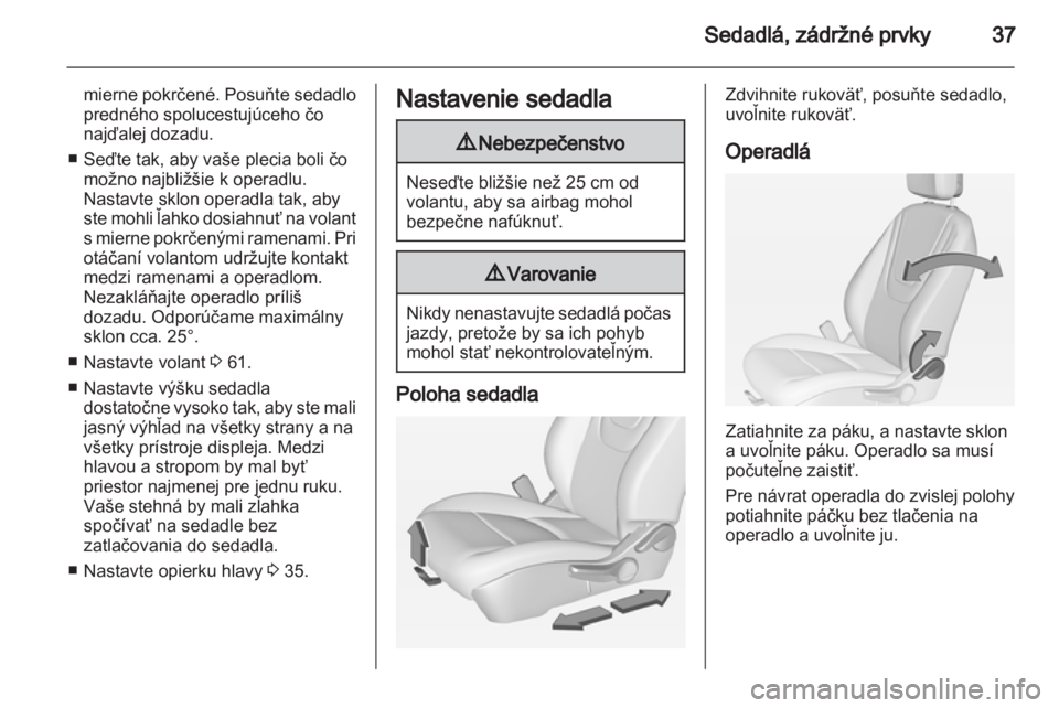 OPEL AMPERA 2012.5  Používateľská príručka (in Slovak) 
