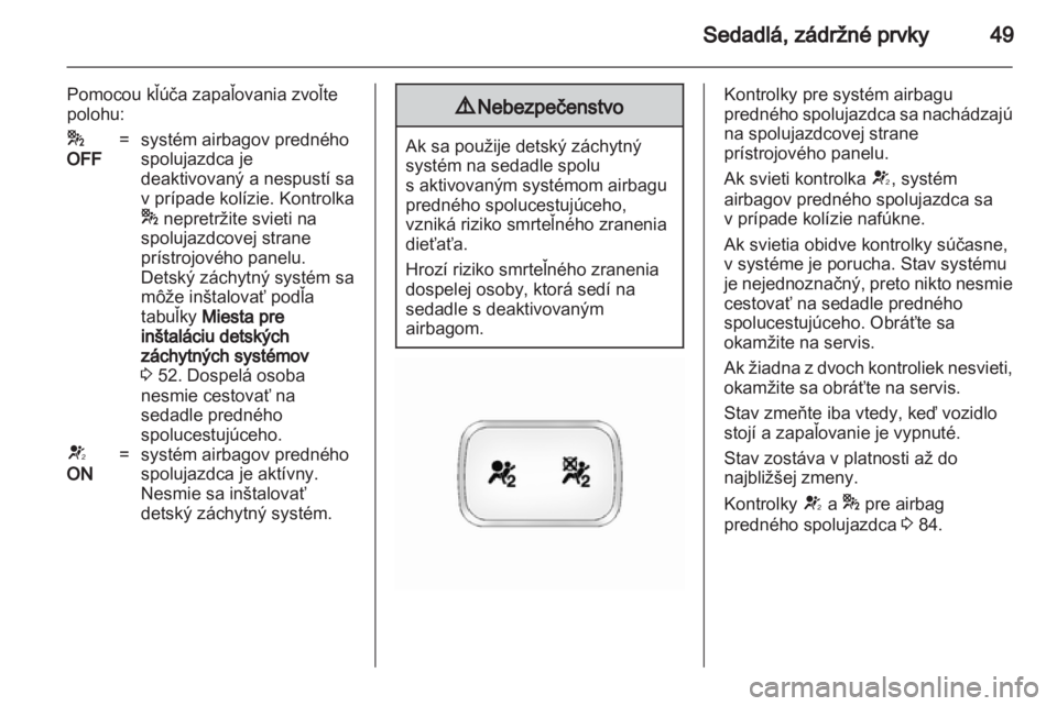 OPEL ANTARA 2011  Používateľská príručka (in Slovak) 