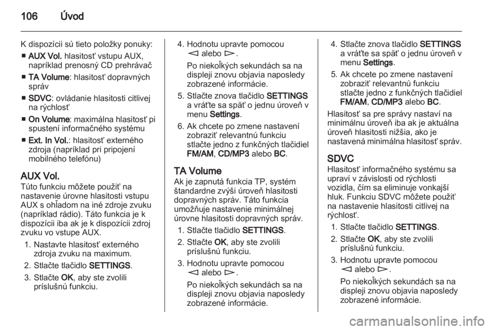 OPEL ANTARA 2012  Návod na obsluhu informačného systému (in Slovak) 