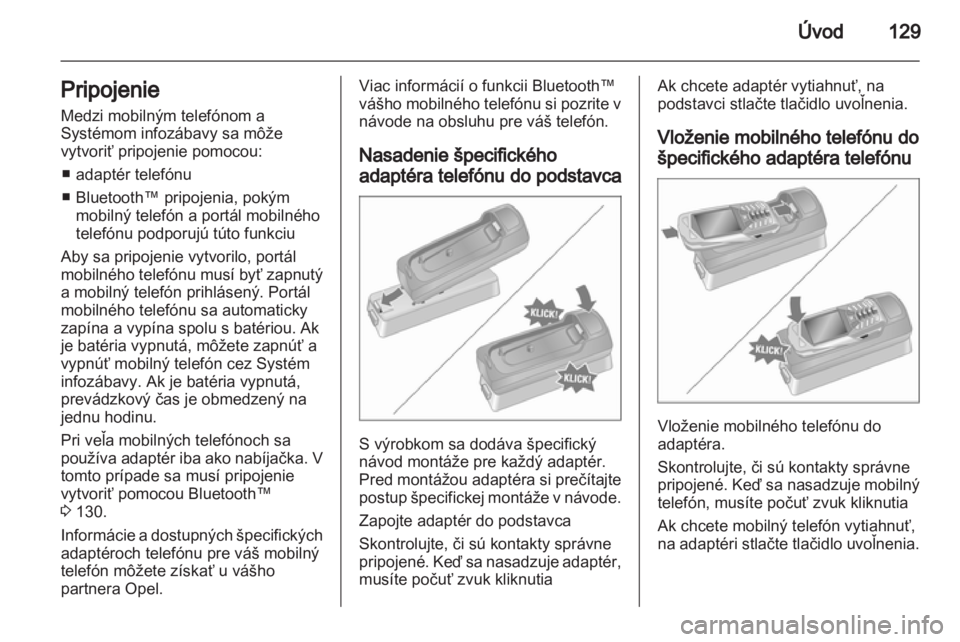 OPEL ANTARA 2012  Návod na obsluhu informačného systému (in Slovak) 