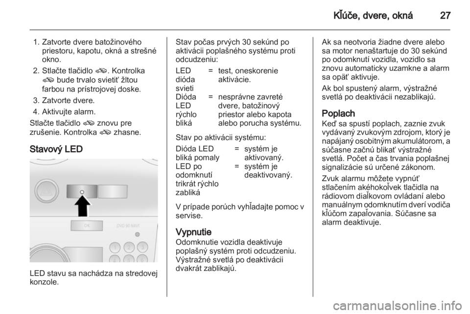 OPEL ANTARA 2012.5  Používateľská príručka (in Slovak) 