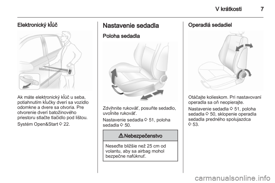 OPEL ASTRA H 2013  Používateľská príručka (in Slovak) 
