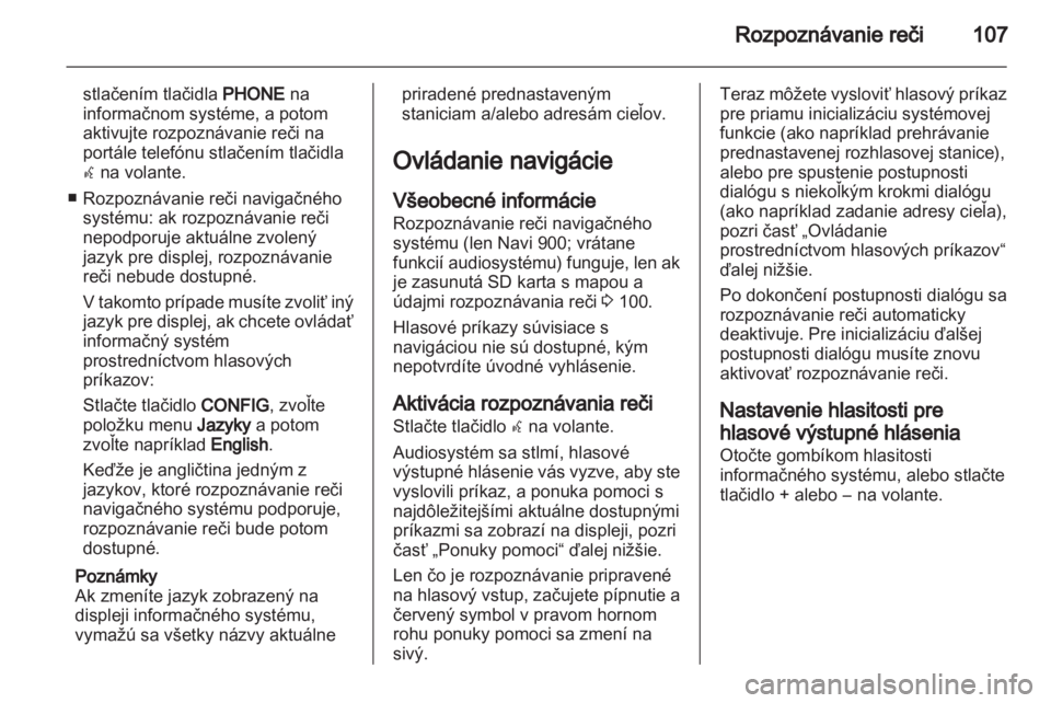 OPEL ASTRA J 2012 Návod na obsluhu informačného systému (in Slovak) OPEL ASTRA J 2012 Návod na obsluhu informačného systému (in Slovak)