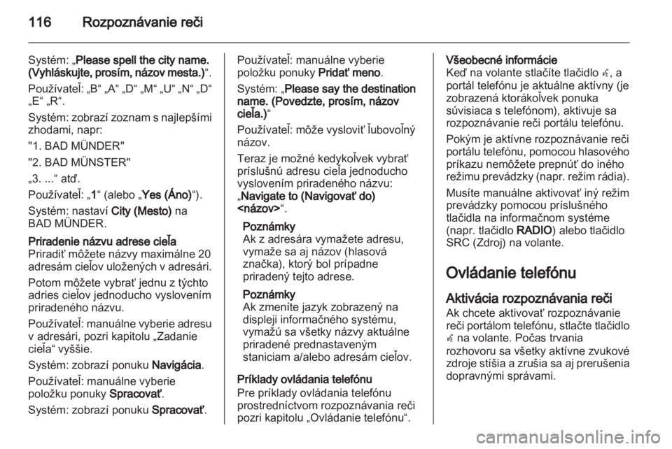 OPEL ASTRA J 2012 Návod na obsluhu informačného systému (in Slovak) OPEL ASTRA J 2012 Návod na obsluhu informačného systému (in Slovak)