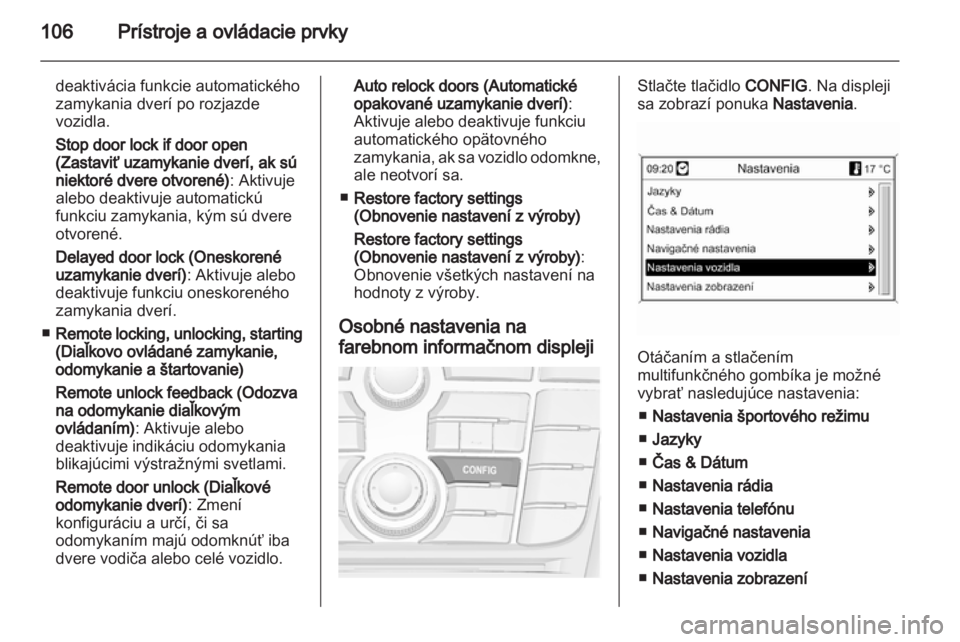 OPEL CASCADA 2013.5  Používateľská príručka (in Slovak) 