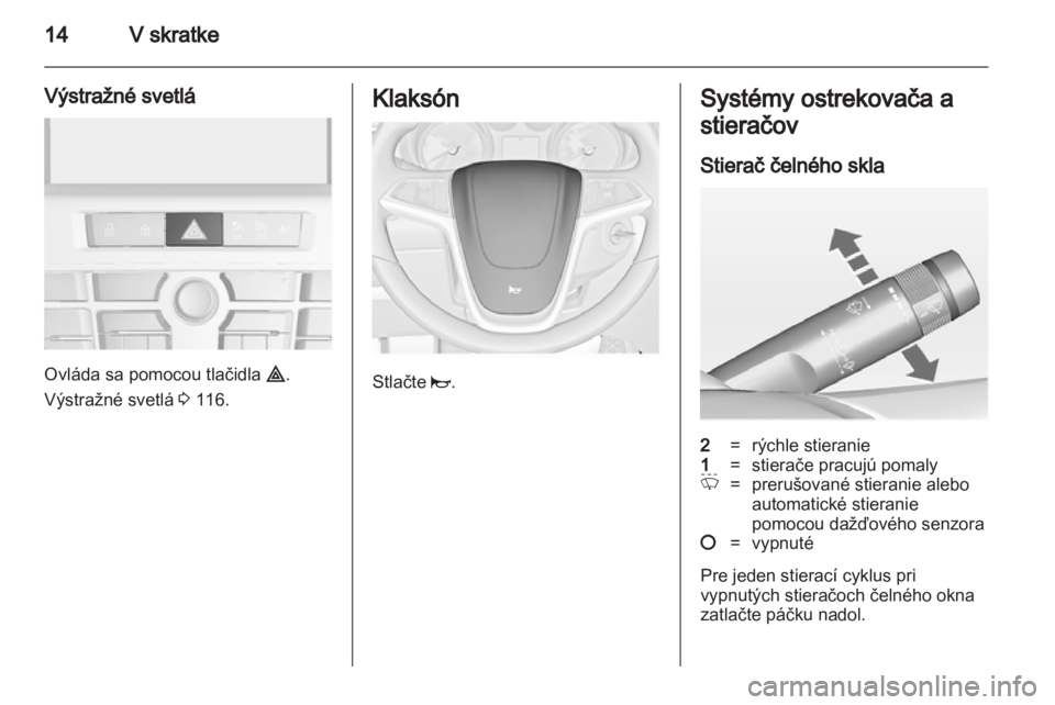 OPEL CASCADA 2013.5  Používateľská príručka (in Slovak) 