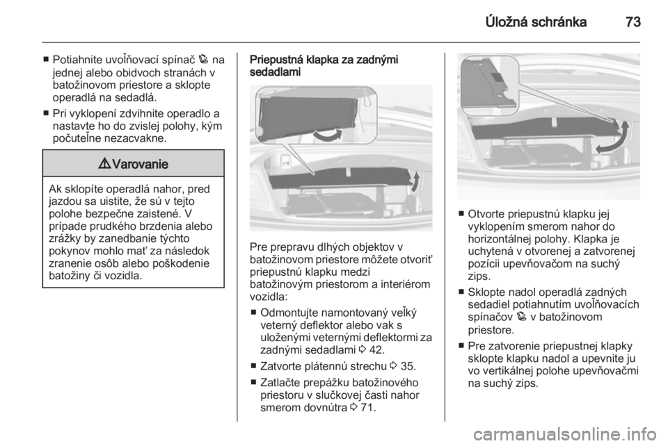 OPEL CASCADA 2013.5  Používateľská príručka (in Slovak) 