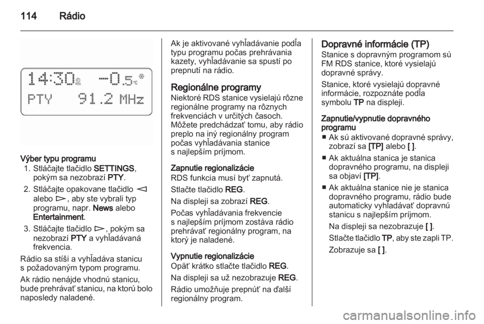 OPEL COMBO 2011  Návod na obsluhu informačného systému (in Slovak) 