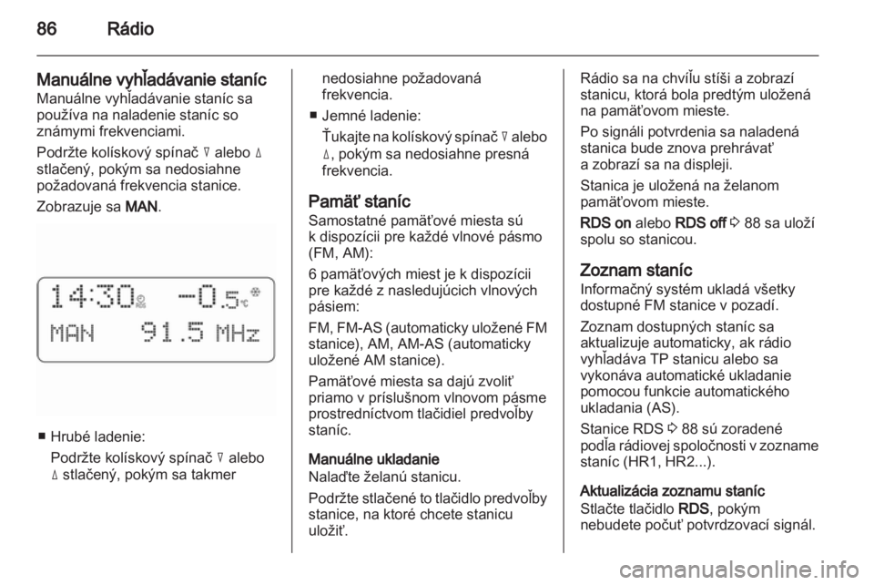 OPEL COMBO 2011  Návod na obsluhu informačného systému (in Slovak) 