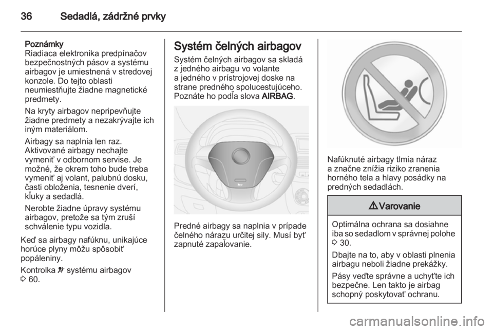 OPEL COMBO D 2012  Používateľská príručka (in Slovak) 