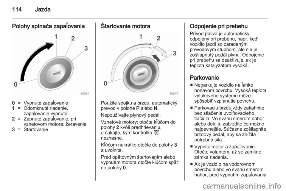 OPEL CORSA 2010.5  Používateľská príručka (in Slovak) 