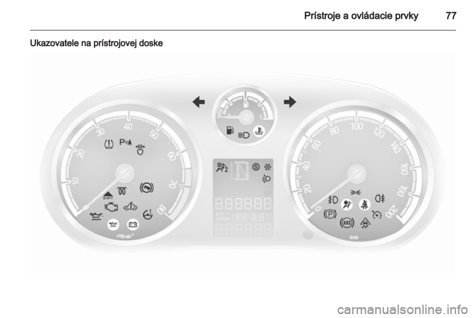 OPEL CORSA 2010.5  Používateľská príručka (in Slovak) 