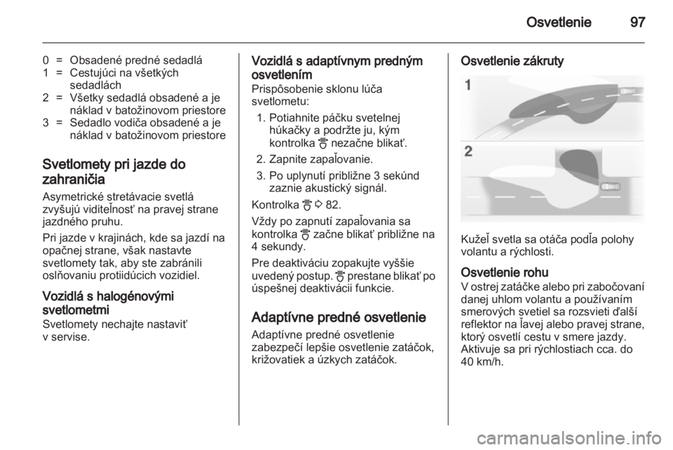 OPEL CORSA 2010.5  Používateľská príručka (in Slovak) 