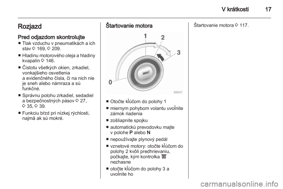 OPEL CORSA 2011  Používateľská príručka (in Slovak) 