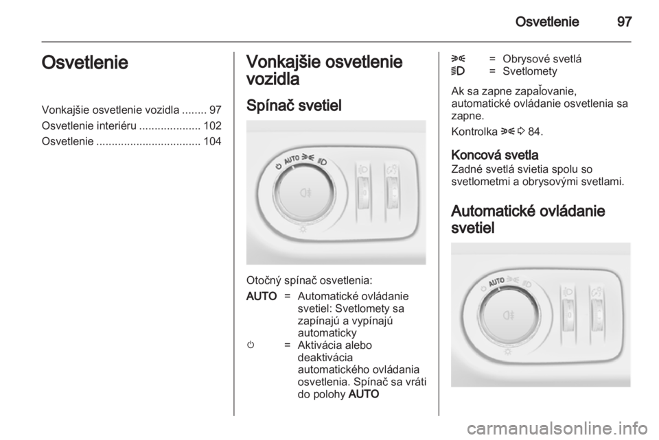 OPEL CORSA 2011  Používateľská príručka (in Slovak) 