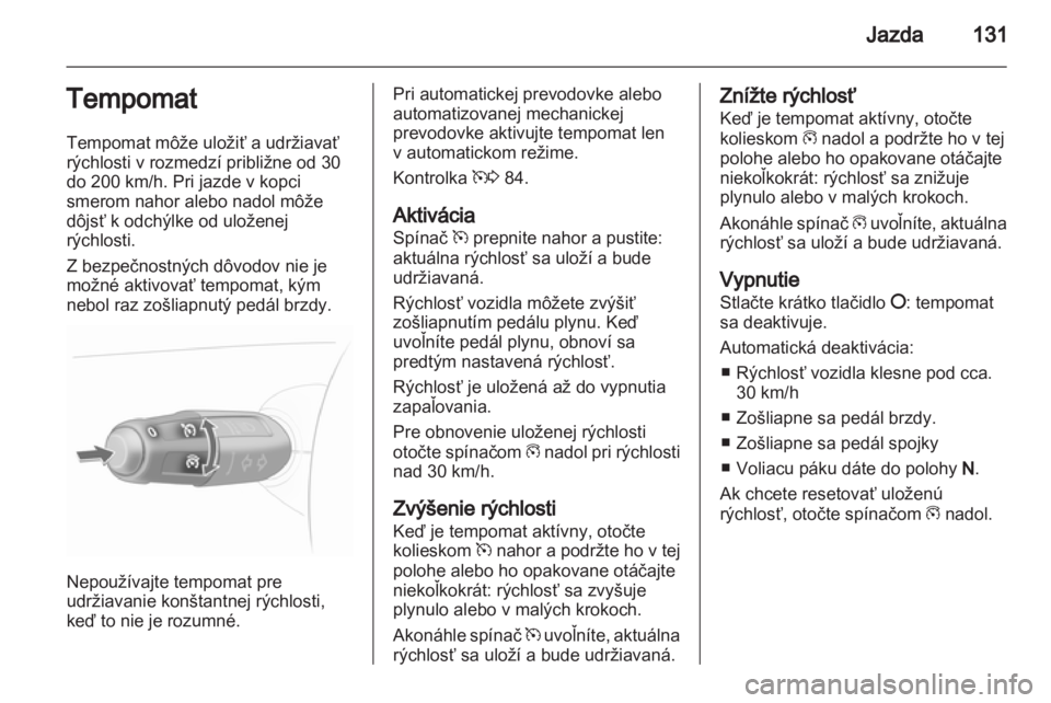 OPEL CORSA 2011.5  Používateľská príručka (in Slovak) 