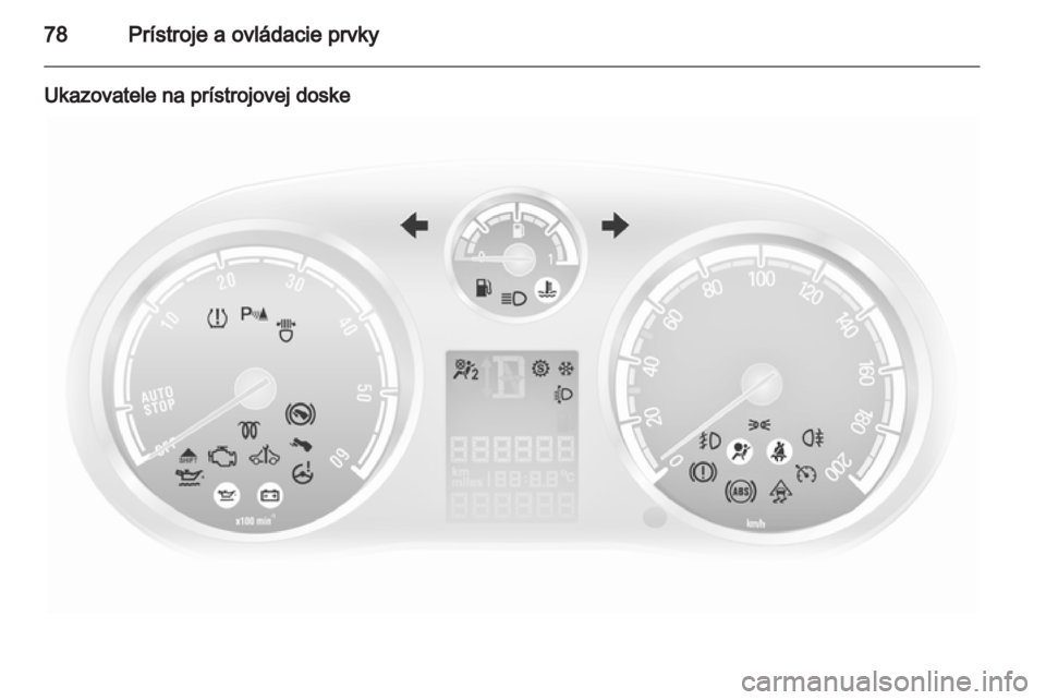 OPEL CORSA 2011.5  Používateľská príručka (in Slovak) 