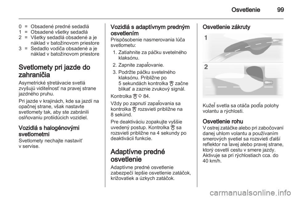 OPEL CORSA 2011.5  Používateľská príručka (in Slovak) 