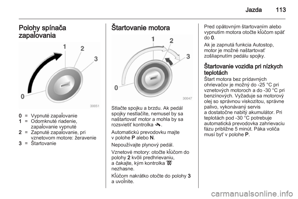 OPEL CORSA 2012  Používateľská príručka (in Slovak) 