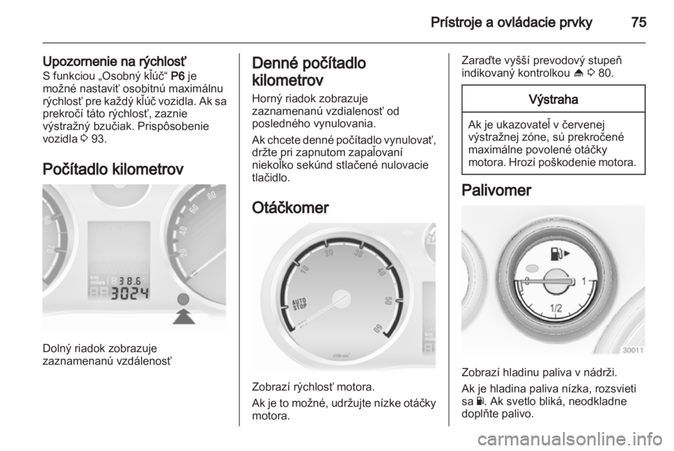 OPEL CORSA 2012  Používateľská príručka (in Slovak) 